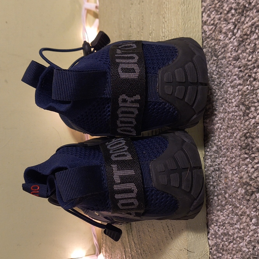 Women's Outdoors Navy Hiking Track Sole Tread Sock Sneaker 39 - Picture 11 of 12